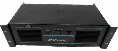 Potencia Peavey Pv4-c 200w 110w Made In Usa Novo Mostruario