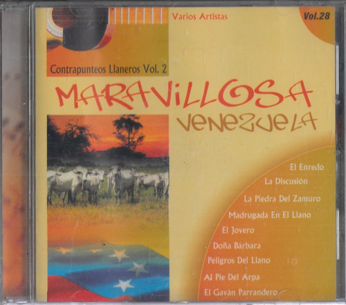 Maravillosa Venezuela. Vol.28. Cd Original Nuevo Qqa. Be.