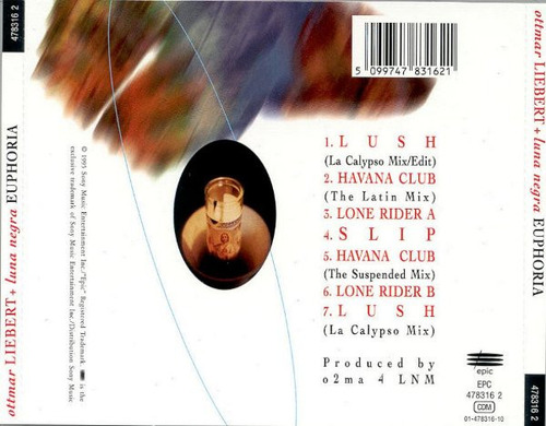 Cd Euphoria (ottmar Liebert And Luna Negra) Estándar