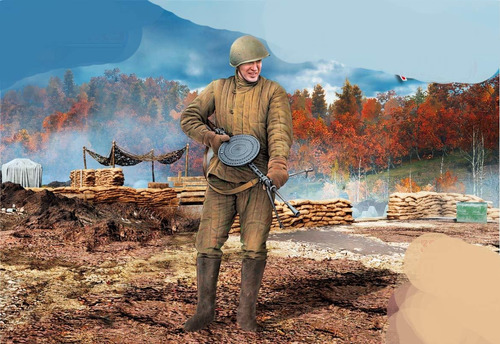 Infanteria Rusa Ww Ii 15 Figura Kit Modelo Plastico