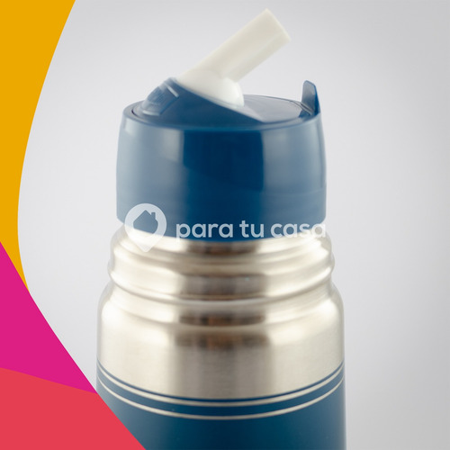 Imagen 4 de 11 de Termo Lumilagro Luminox Color De Acero Inoxidable 1lt