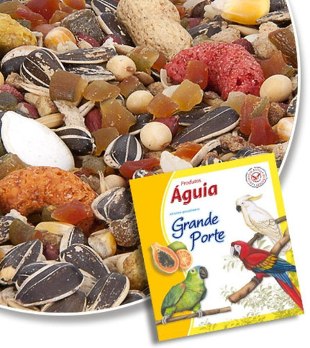 Ração Pássaros Mistura Frutas Papagaio Águia - 1 Kg (granel)