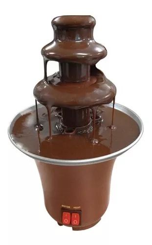 fuente, cascada, fondue de chocolate, tres nuveles de chocolate