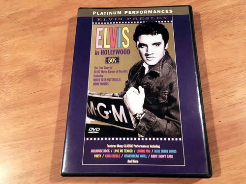 Elvis Presley In Hollywood The 50's Dvd Usa 2000 Original