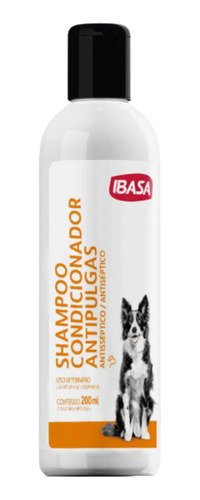 Shampoo Condicionador E Talco Antipulgas 200ml Ibasa Fragrância Neutra