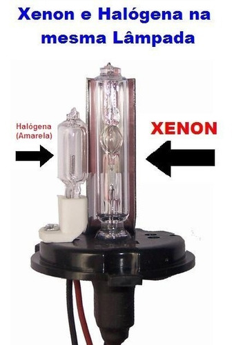 Lâmpada Xenon Reposição H4/2 - 6000k 8000k - Carro Moto Hid
