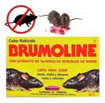 Comprar Veneno Ratas Roedores Brumoline X100grs Raticida Mata 