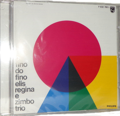 Cd Elis Regina E Zimbo Trio O Fino Do Fino Lacrado Remaster