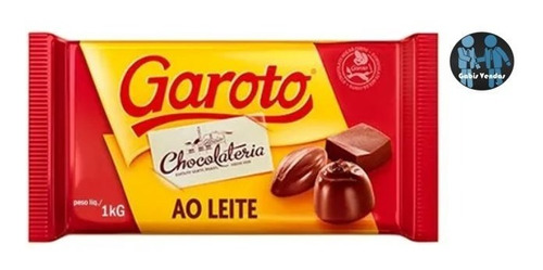 Chocolate Ao Leite Garoto Barra 1kg