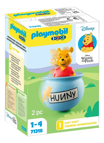 Playmobil 1.2.3 & Disney Winnie The Pooh Tarro De Miel Febo Cantidad de piezas 2