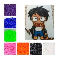Comprar 10 Bolsas Hama Beads Midi 5mm Midi Perler X2.500 Und Colores
