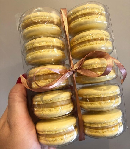 Embalagem Para Macarons Frete Grátis 100 Unidades