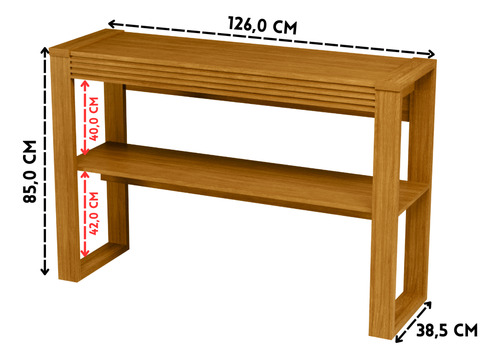 Aparador Sala Buffet Premium Stilo 100% Mdf Ripado Moderno