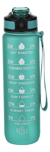 Botella De Agua Motivacional Con Marcador, 32 Oz, Exprimiend