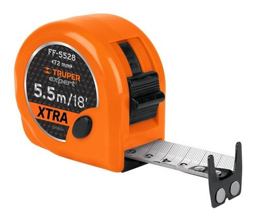 Flexómetro Xtra 5.5 M Cinta Extra Ancha 28 Mm, Truper 15385