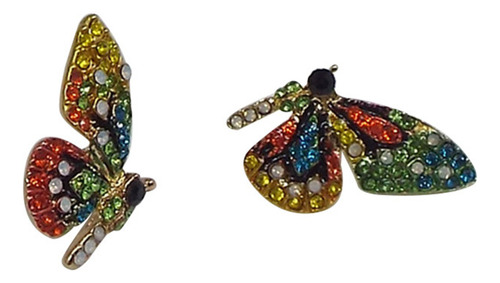 Pendientes G Wing Con Forma De Aguja De Strass Y Personalida