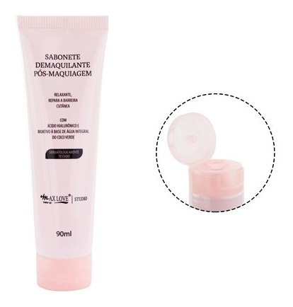 Imagem 3 de 10 de Kit Sabonete Pré + Pós Make Max Love 90ml