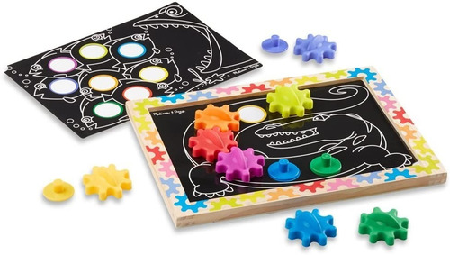 Melissa & Doug Juego De Habilidades Ajustando Engranes