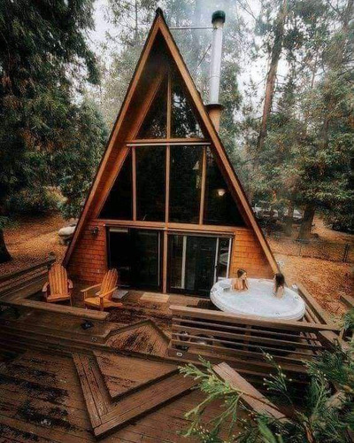 Venta De Construccion - Cabaña Alpina De 2 Niveles