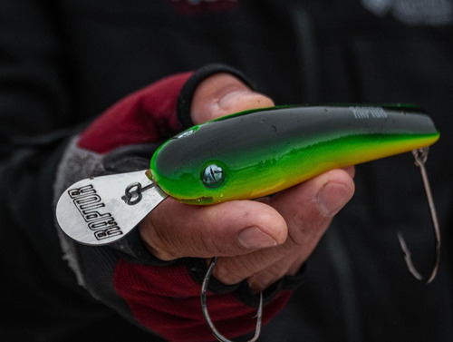 Señuelo Raptor Banana Rex Cromo Paleta Metalica 12cm 35grs Color Pala 3