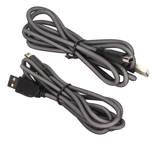 Para Cabo Usb 3ds, 2 Peças, Cabo De Carregamento De Energia