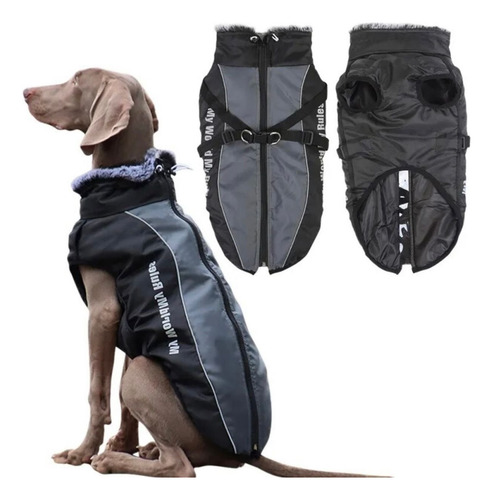Marben Pets® Parka Impermeable Con Felpa Cf Azul 3xl