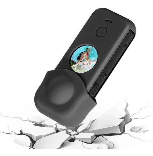 Imagen 5 de 5 de Funda Protectora Silicona Para Insta 360 One X2 Base Lente