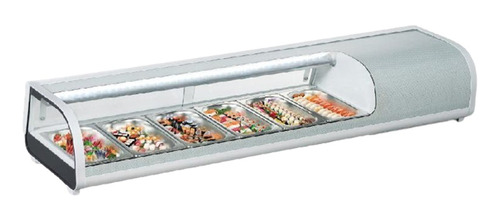 Vitrina Refrigerada Sushi Showcase 1500mm 6 Tachos