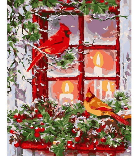 Eimivrc Christmas Paint By Number For Adults Beginner, Cardi