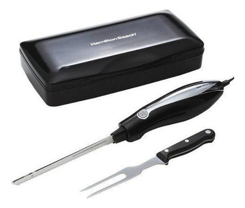 Cuchillo Eléctrico Hamilton Beach® 74275r Con Tenedor Negro