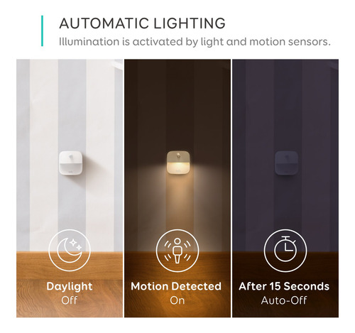 Night Light Eufy Stick-on Warm White Led Motion Sensor 3-pac