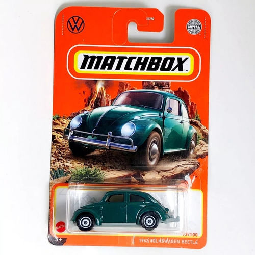 Matchbox 1962 Volkswagen Beetle Vocho Verde Car Toy