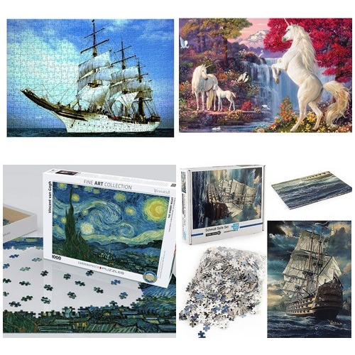 Puzzle 1000 Pcs. Varios Diseños ¡unicos Y Exclusivos ¡