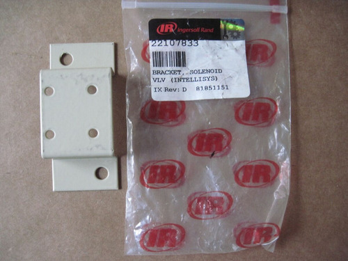 Ingersoll Rand 22107833 Itellisys Solenoid Valve Bracket Jjh