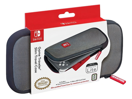 Funda de viaje Nintendo Slim, color negro