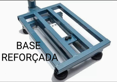 Balança Digital 200kg Plataforma Reforçada 40x30cm C/bateria