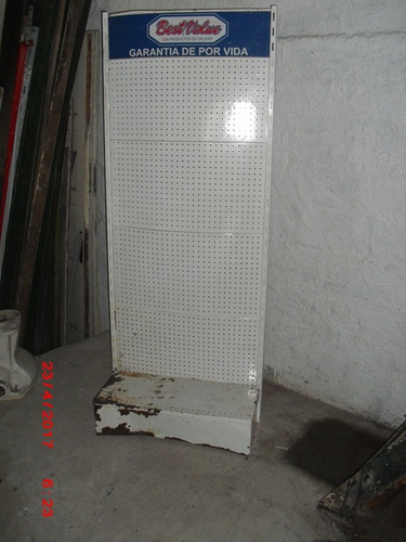 Exhibidor Metalico 40 Cm X 80 Cm X 200 Cm Alto.