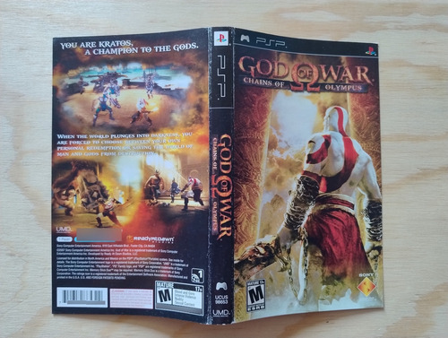 God Of War Chains Of Olympus Psp (Usado)