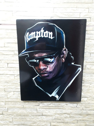 Quadro De Parede Tema Hip Hop Rapper Eazy E