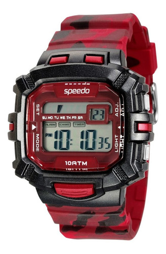 Relógio Speedo Digital Sport Camuflado Alarme 65078g0evnp2
