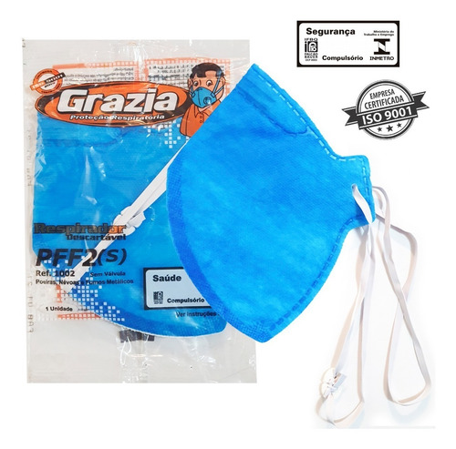 Imagem 1 de 7 de 5 Máscaras N95 Hospitalar 4 Camadas Reutilizável E Regulável
