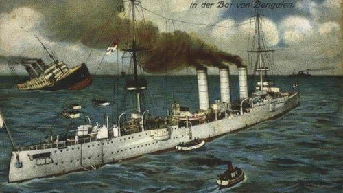 Kit Sms Emden Revell Cruzador Kit Navio # Bismarck