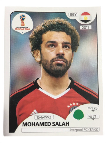 Copa Do Mundo 2018 Mohamed Salah. 90  Para Vender