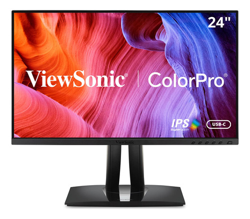 Viewsonic Vp Monitor Ips De 24 Pulgadas P Premium Con Bisel.