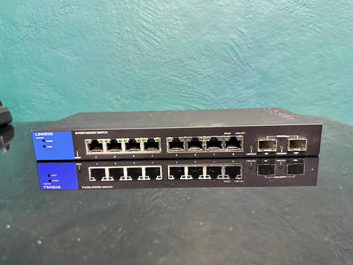 Switch Linksys 8-ptos Administrado Gigabit 2 Ptos1g Sfp /vc (Usado)
