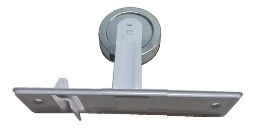 Imagen 2 de 2 de Enrollador De 4 Mt Cortina Pintado Epoxi Blanco Reforzado Freno