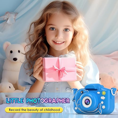 Qemixly Juguetes De Cámara Para Niños Con Cubierta De Sili