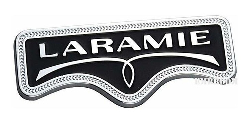 Embroom Laramie Emblema, 3d Laramie Placa Placa De Identific