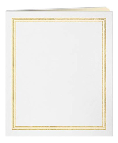 Jumbo 11.75x14 Beige Page Scrapbook 100 Páginas (50 Hojas), 