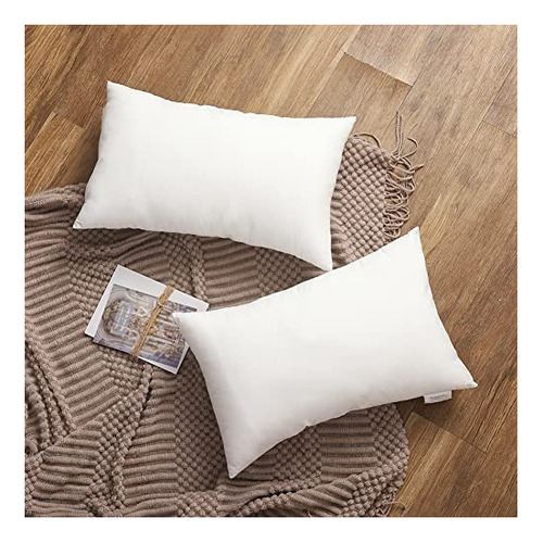 Jojogogo Insertos De Almohada Lumbar De 12 X 20, Juego De 2